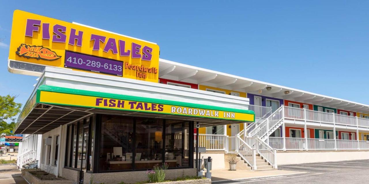 Fish Tales Boardwalk Inn & Ocean Mecca Motel Ocean Stadt Exterior foto